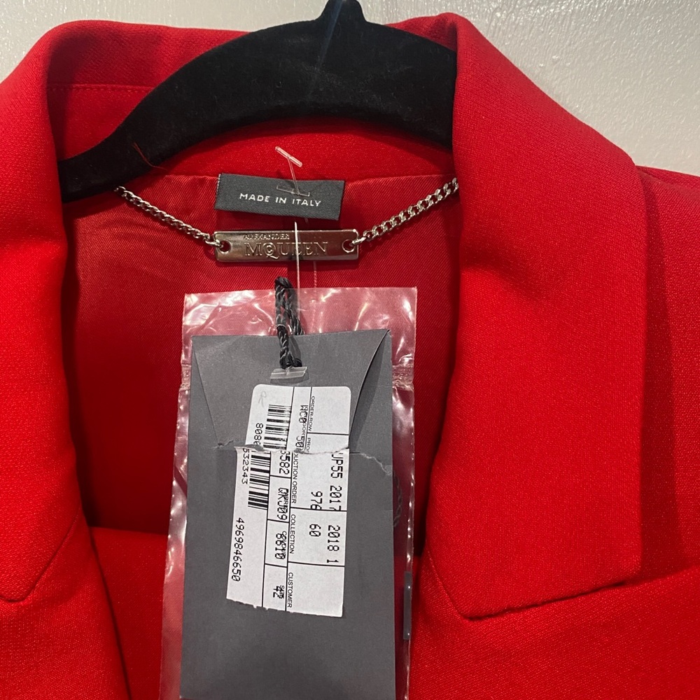 ALEXANDER MCQUEEN Classic Single-Breasted Suiting Blazer